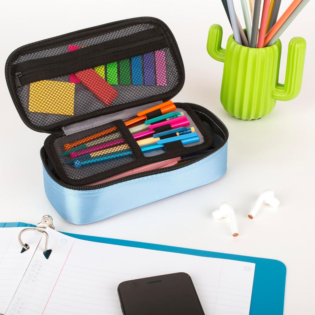 Five Star Pencil Pouch, High-Capacity Zipper Case - In use
