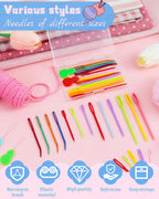FIVEIZERO 19 Pc Yarn Needles Set - Close-up