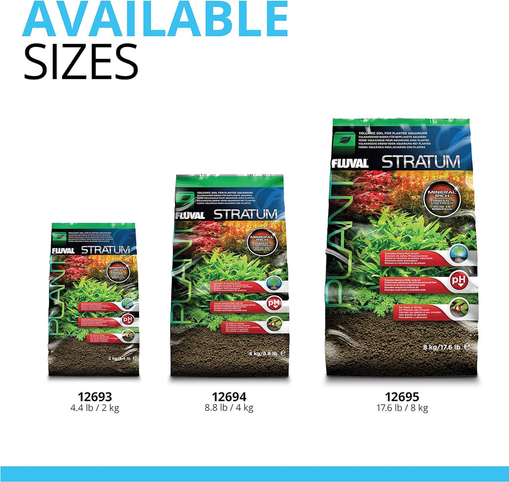 Fluval Plant and Shrimp Stratum, 8.8 lbs - Packaging