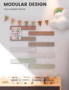 Fluxynara Felt Strip Pin Board 8-Pack - Size reference