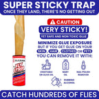 Sticky Hanging Fly Strips, 24 Pack - Additional view