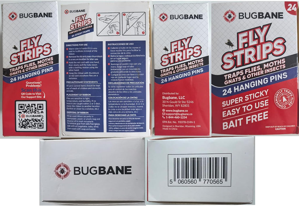 Sticky Hanging Fly Strips, 24 Pack - Feature highlight