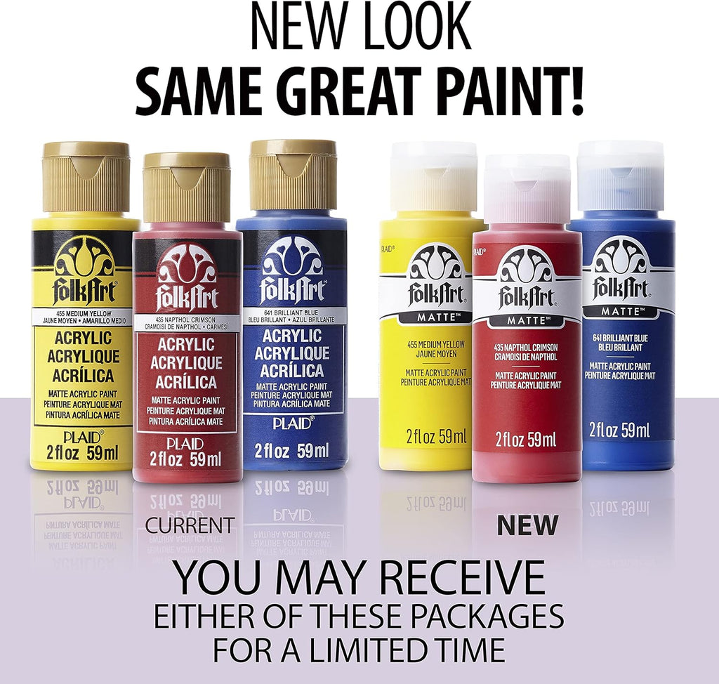 FolkArt Acrylic Paint, Coffee Latte, 2 oz - Detail view