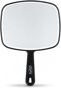 ForPro Hand Mirror with Handle, 9.6x6.3in, Black