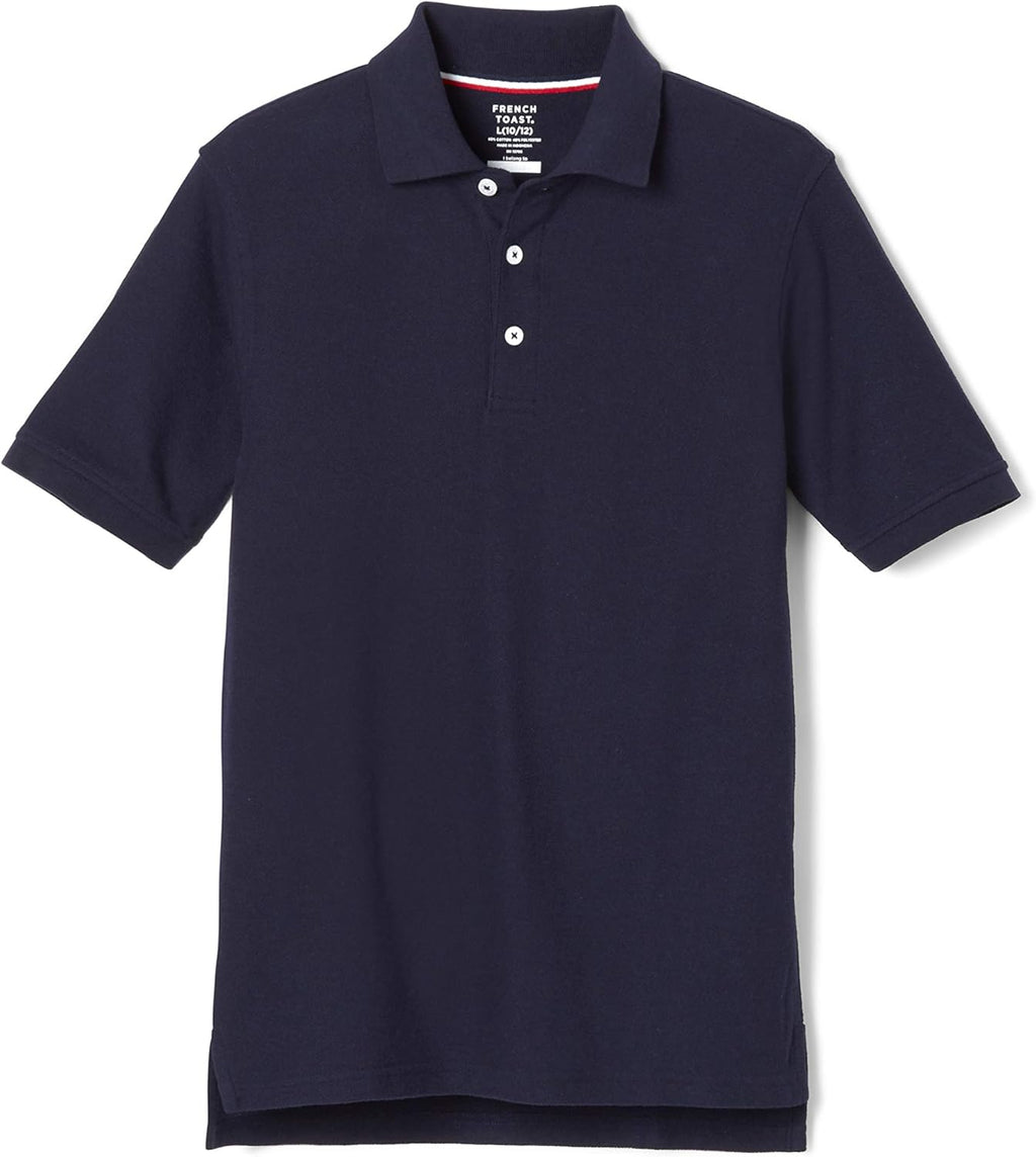 French Toast Kids' Pique Polo, Standard & Husky