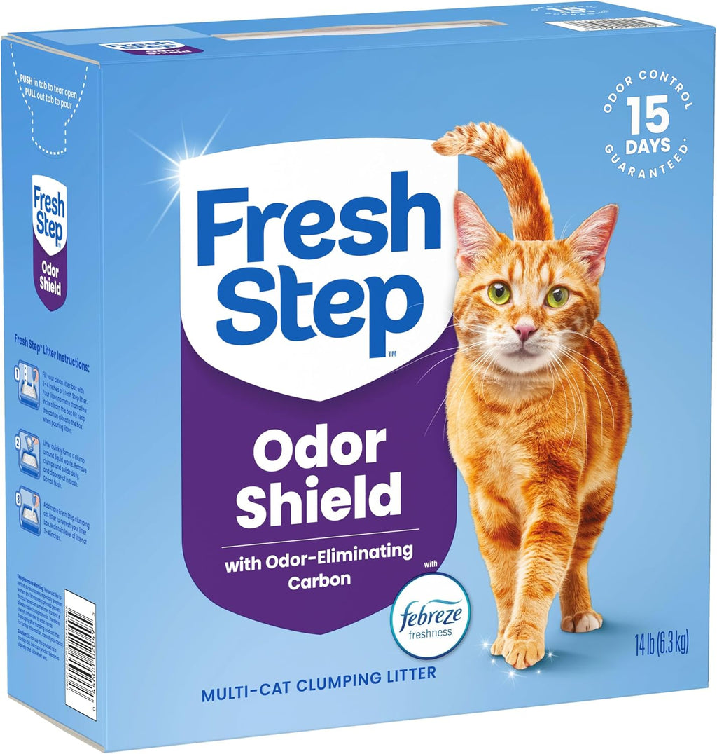 Fresh Step Odor Shield Multi-Cat Litter, 14 lb - Alternate angle