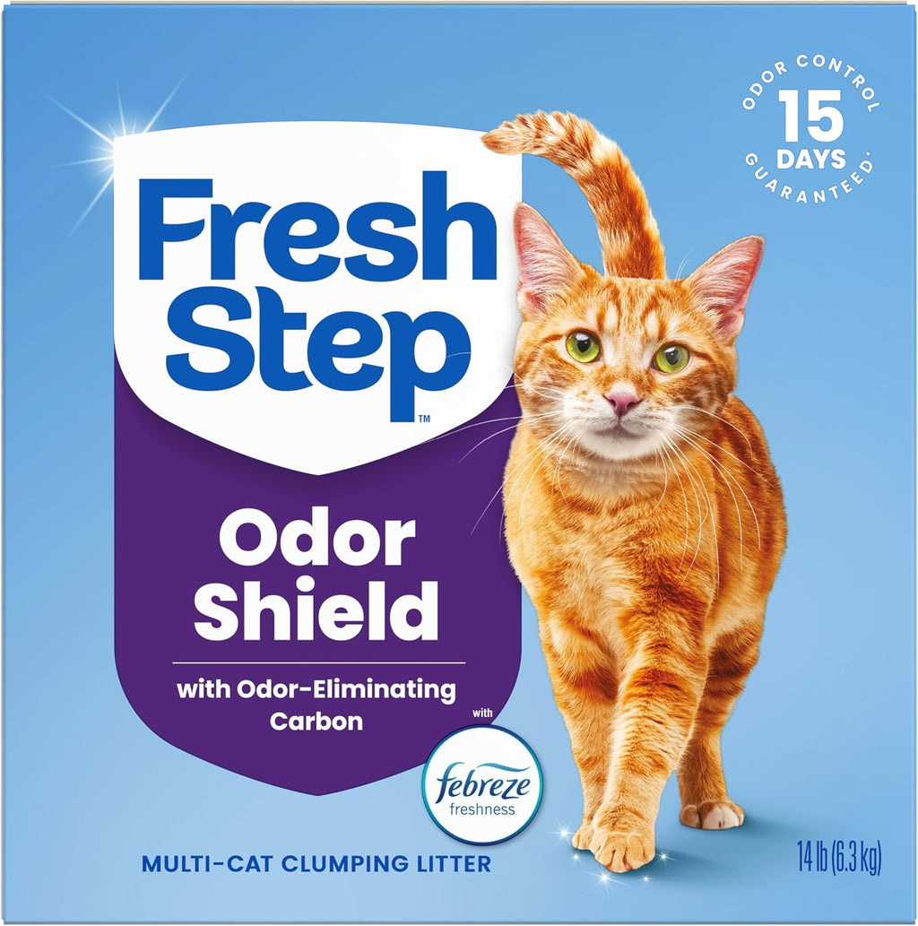 Fresh Step Odor Shield Multi-Cat Litter, 14 lb - Close-up