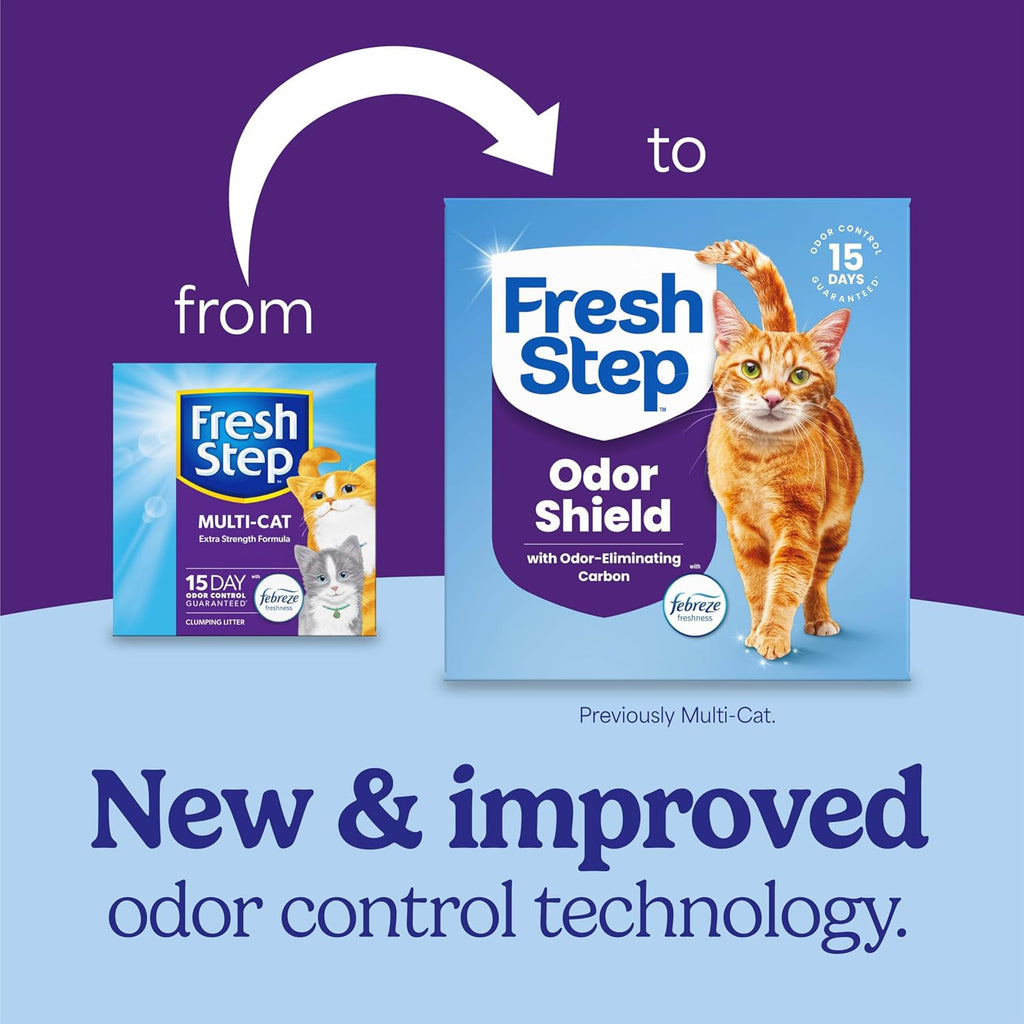 Fresh Step Odor Shield Multi-Cat Litter, 14 lb - Detail view