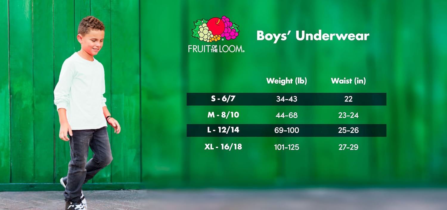 Fruit of the Loom Boys' Eversoft Undershirts - In use