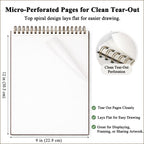 Fuxi 9x12 Spiral Sketch Book, 100 Sheets - Close-up