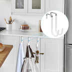 FYY Over the Door Hooks, 4 Pack, White - Packaging