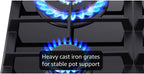 Amzgachfktch 24in 4-Burner Glass Gas Cooktop - Close-up