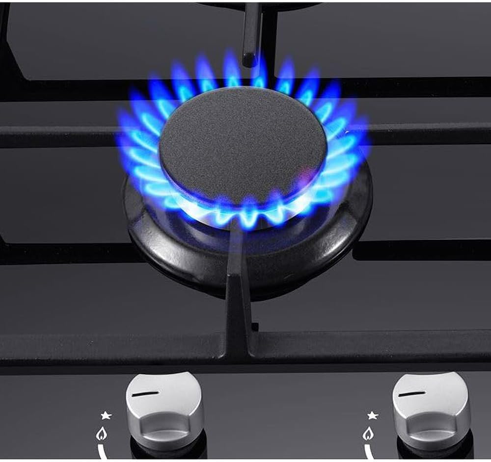 Amzgachfktch 24in 4-Burner Glass Gas Cooktop - Alternate angle