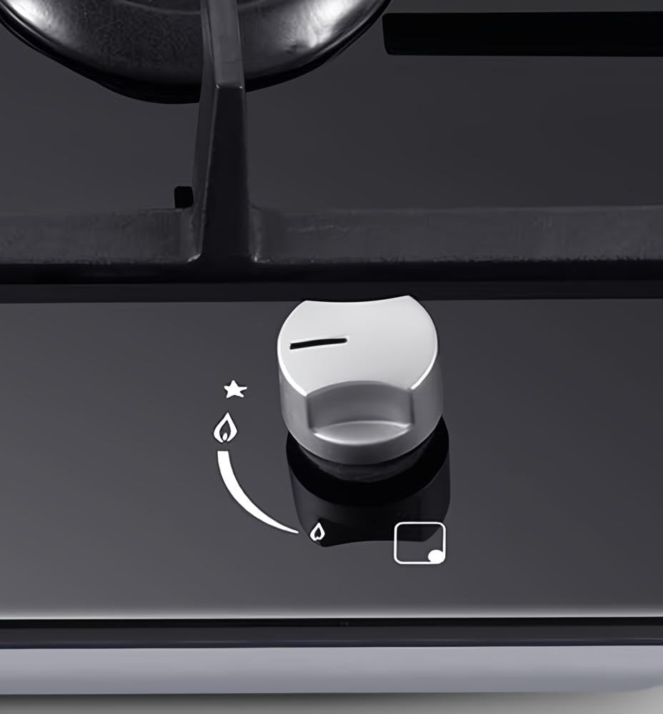 Amzgachfktch 24in 4-Burner Glass Gas Cooktop - Close-up