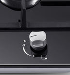 Amzgachfktch 24in 4-Burner Glass Gas Cooktop - Close-up