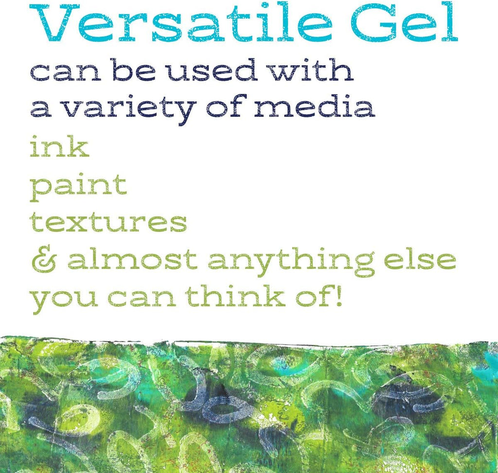 Gel Press Monoprinting Plate 8x10 Printmaking - Size reference