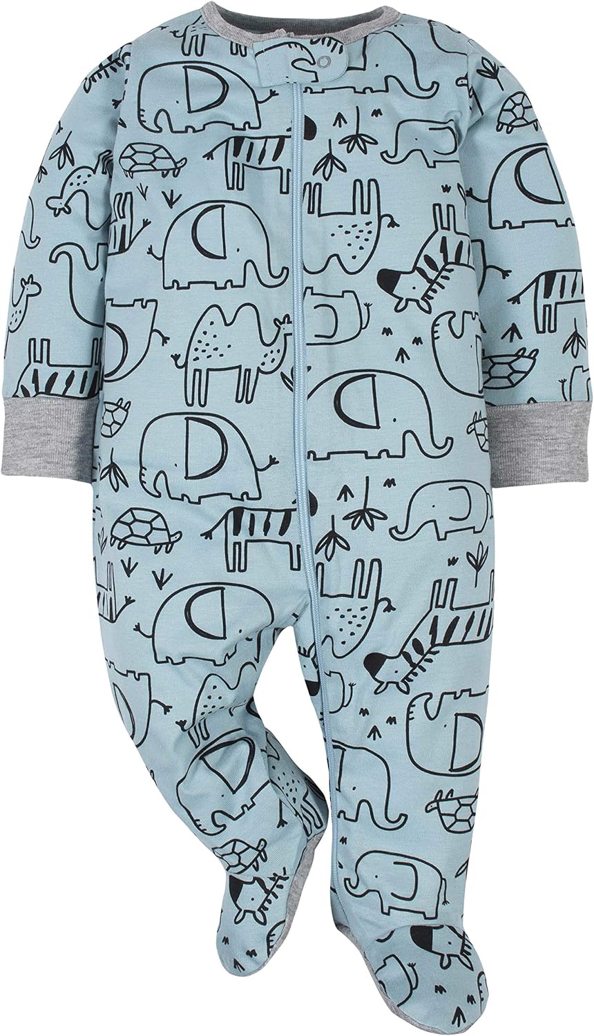 Gerber Baby Boys Sleep 'N Play Footies - Detail view