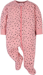Gerber Baby Girls Sleep 'N Play Footies - Alternate angle