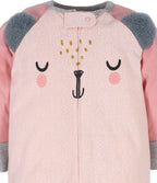 Gerber Baby Girls Sleep 'N Play Footies - Close-up