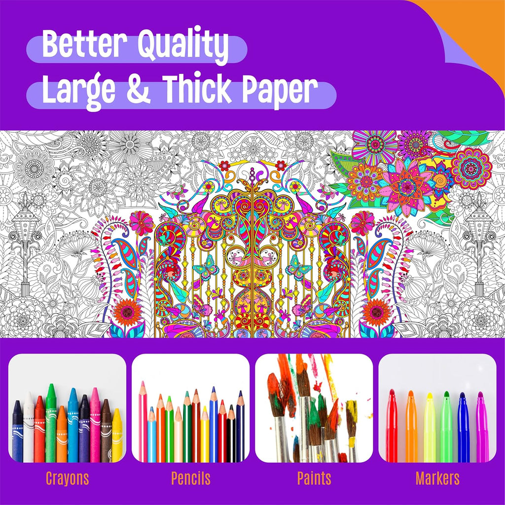 SpriteGru Giant Coloring Poster 75x31 - Packaging