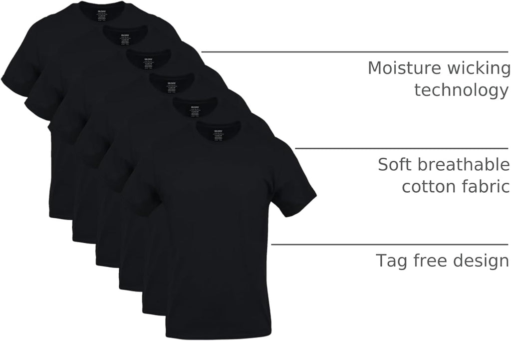 Gildan Men's Crew T-Shirts G1100 - Alternate angle