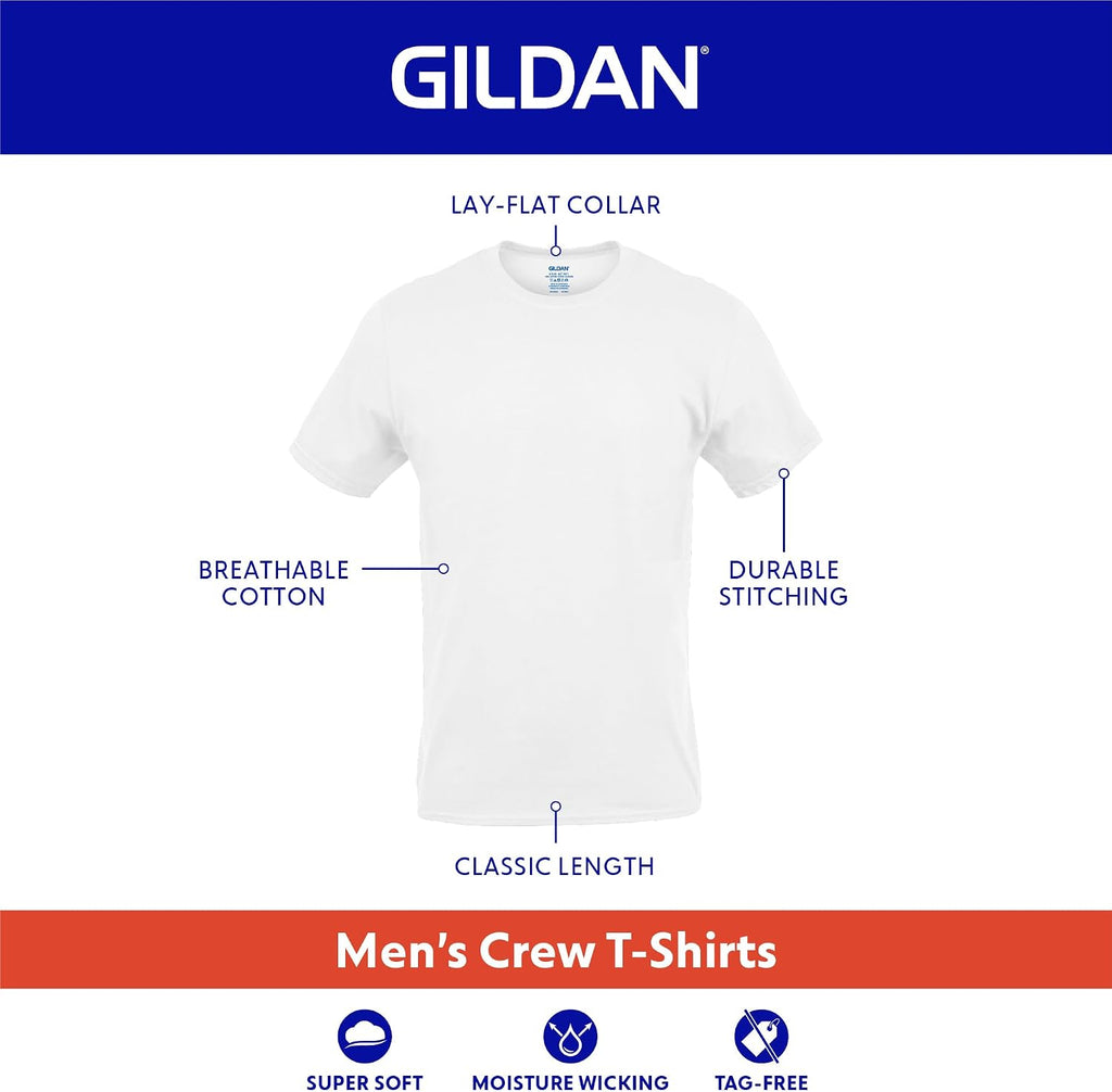 Gildan Men's Crew T-Shirts G1100 - Close-up