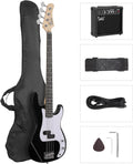 Glarry Bass Guitar Beginner Kit, Black