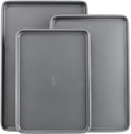GoodCook Nonstick Baking Sheet Set, 3-Pc