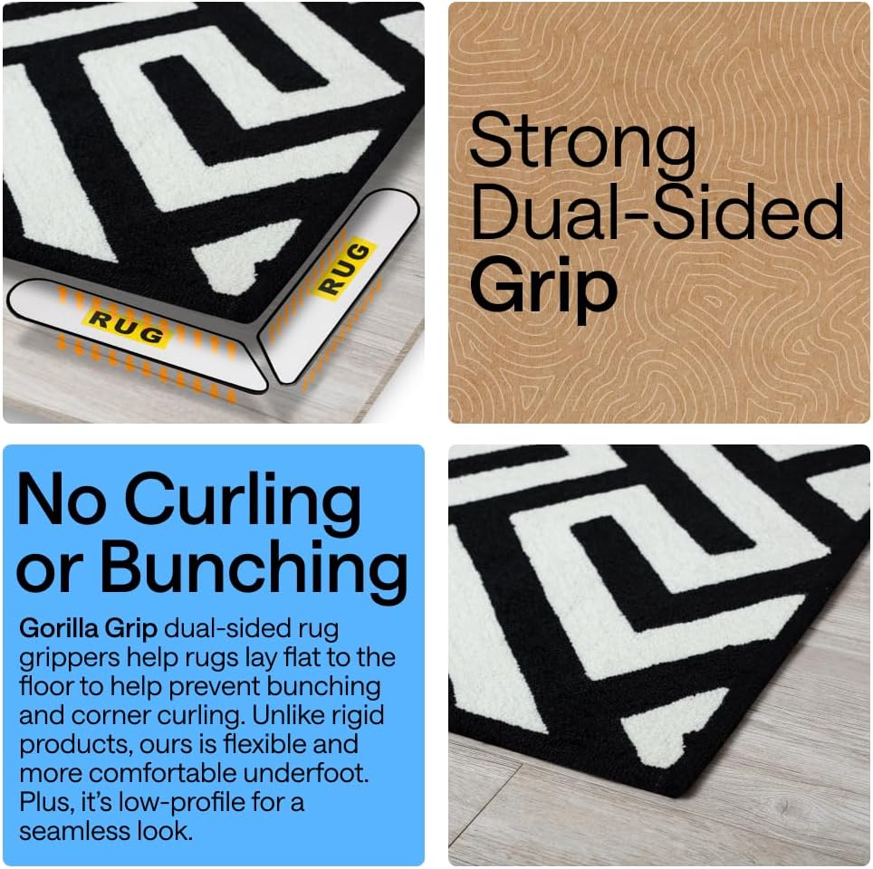 Gorilla Grip Rug Gripper Pads, Extra Long - Alternate angle