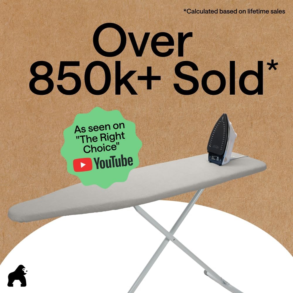 Gorilla Grip Ironing Board Cover and Pad - In use
