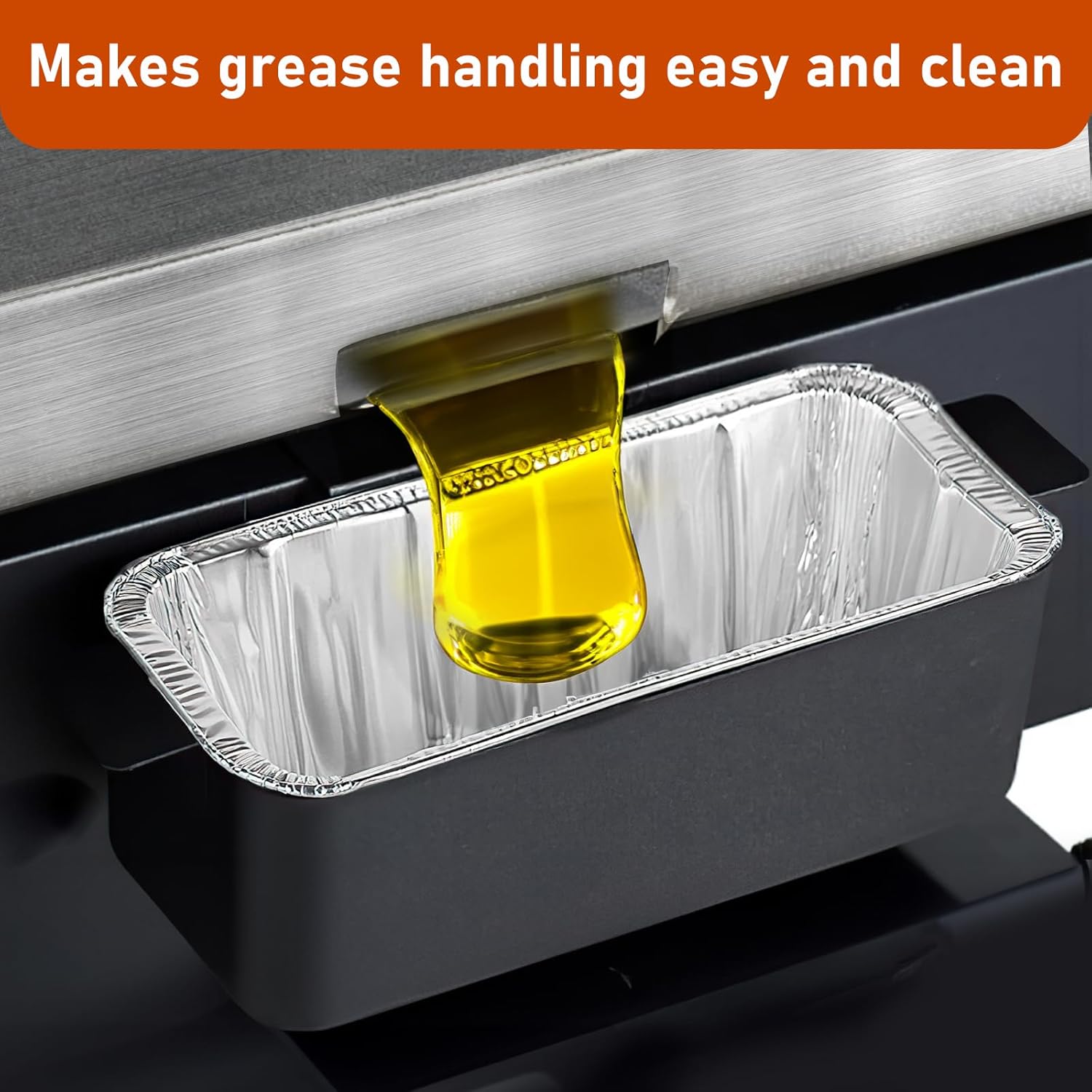 Whaleme Grease Cup Liners for Blackstone Griddle - Detail view