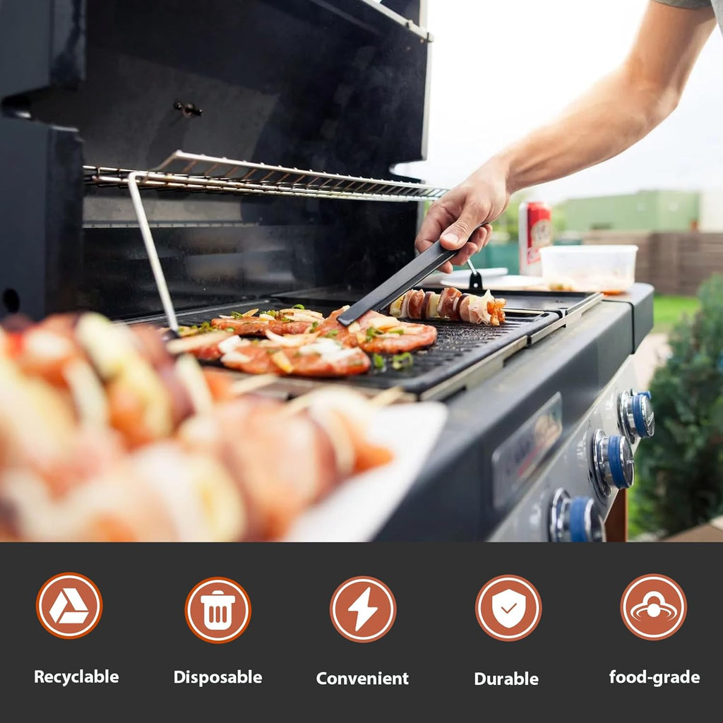 Whaleme Grease Cup Liners for Blackstone Griddle - In use