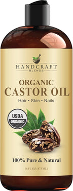 Handcraft Blends Organic Castor Oil, 16 Fl Oz