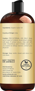 Handcraft Blends Organic Castor Oil, 16 Fl Oz - Close-up