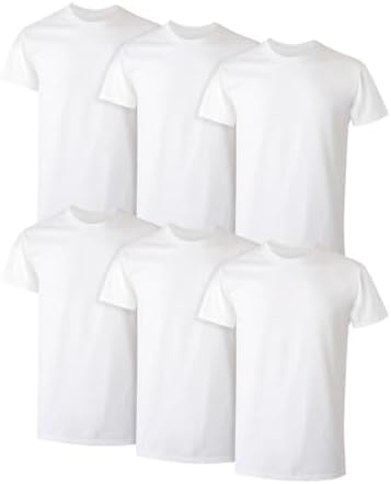 Hanes Men's Undershirt Multipack, Soft Cotton - Detail view
