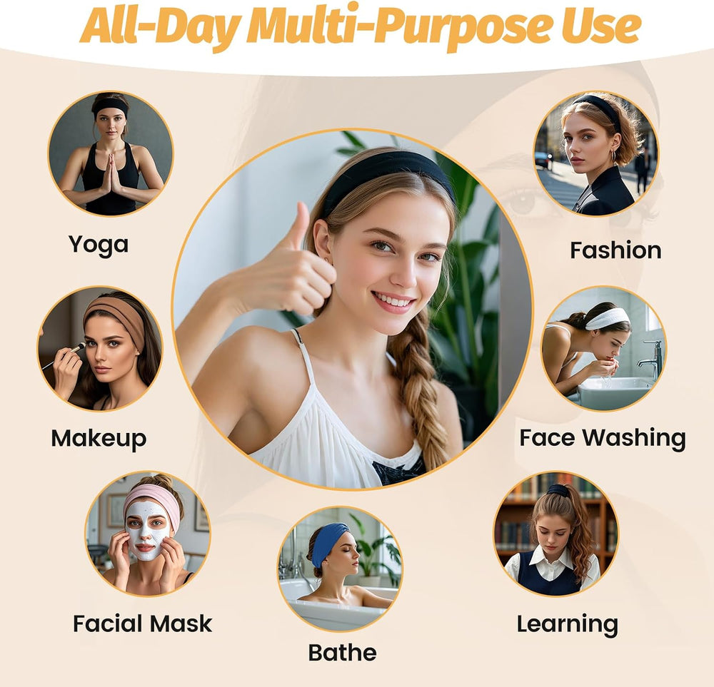 Hsem Headbands for Women, 6 Pack - Close-up