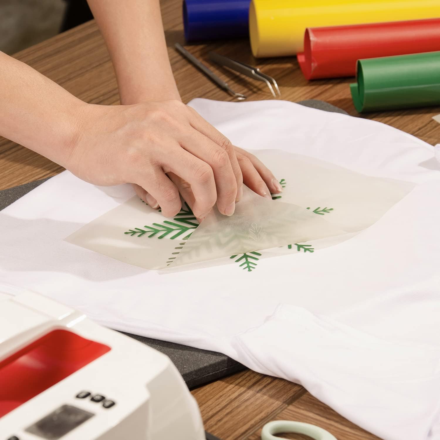 Heat Press Mat for Cricut Easypress, 11x13 - In use