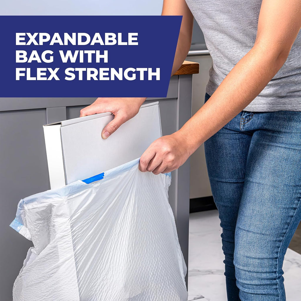 Hefty Ultra Strong 13 Gallon Trash Bags, 80 Ct - In use