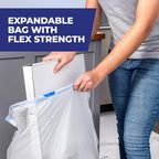 Hefty Ultra Strong 13 Gallon Trash Bags, 80 Ct - In use