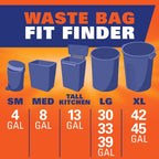 Hefty Ultra Strong 13 Gallon Trash Bags, 80 Ct - Additional view