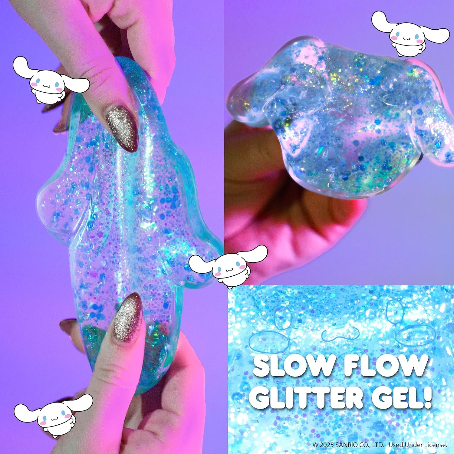 Hello Kitty Slimygloop Gelli Gels Sensory Toy - Detail view