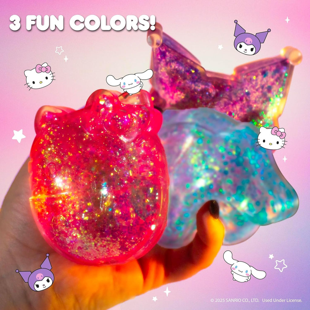 Hello Kitty Slimygloop Gelli Gels Sensory Toy - In use