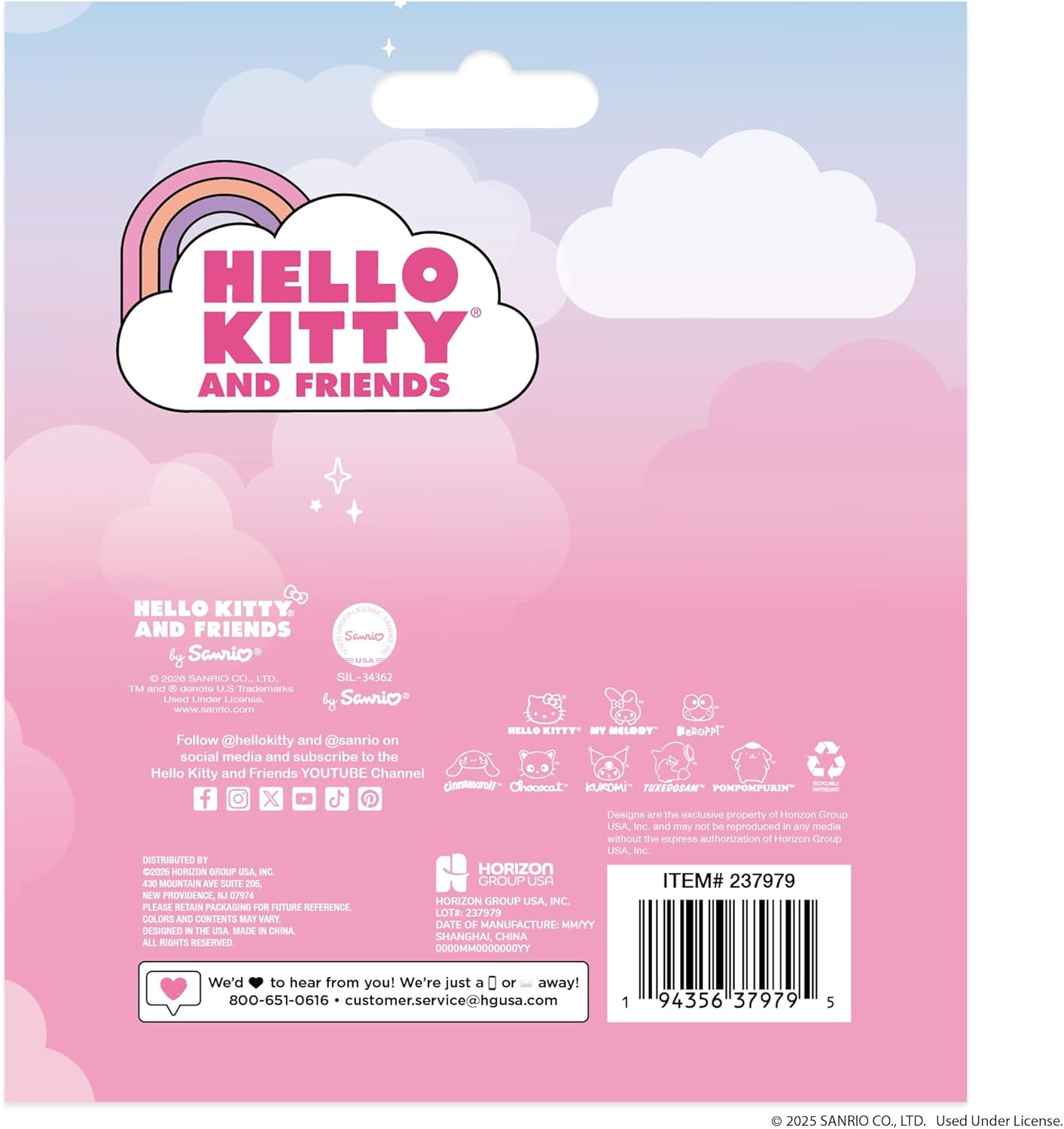 Hello Kitty Slimygloop Gelli Gels Sensory Toy - Additional view
