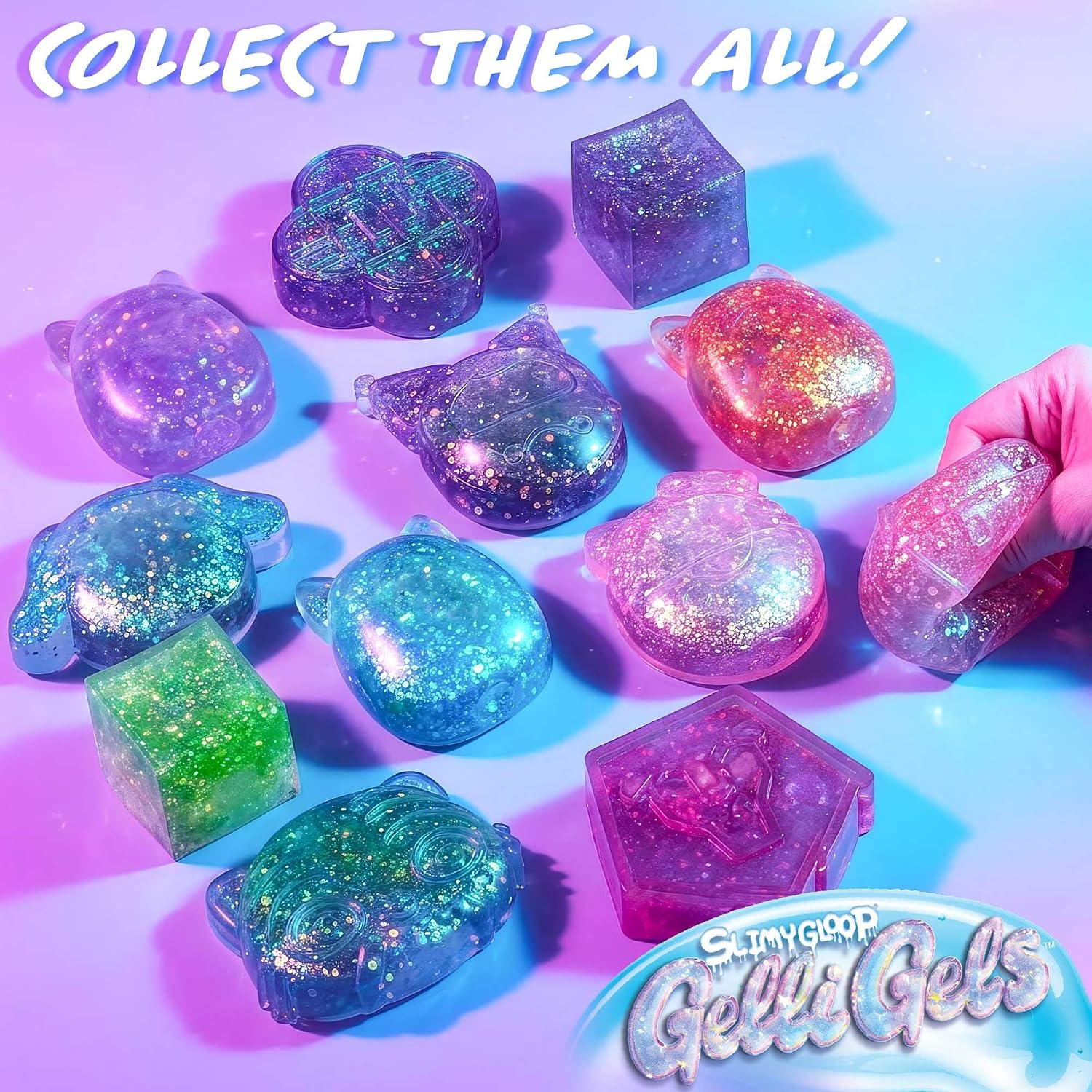 Hello Kitty Slimygloop Gelli Gels Sensory Toy - Feature highlight