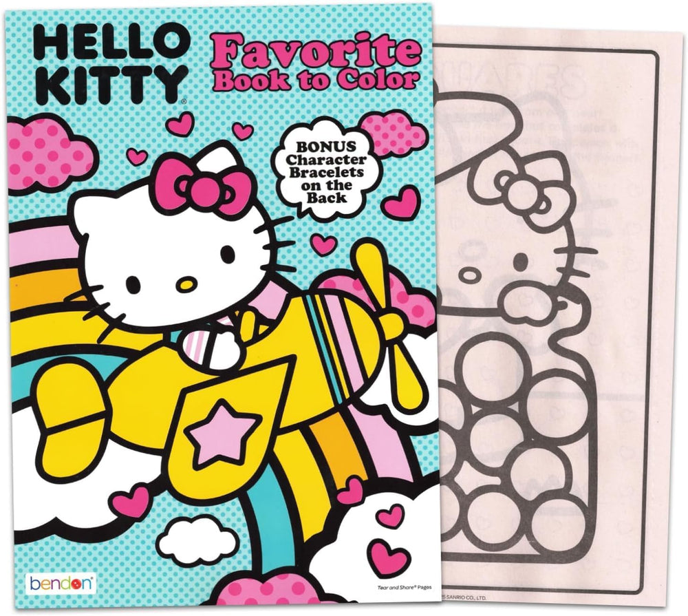 Arikit Hello Kitty Coloring Book Bundle Ages 4-8 - Alternate angle