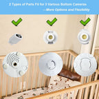 HelloBaby Monitor Mount 20 Inch Arm Bracket - Alternate angle