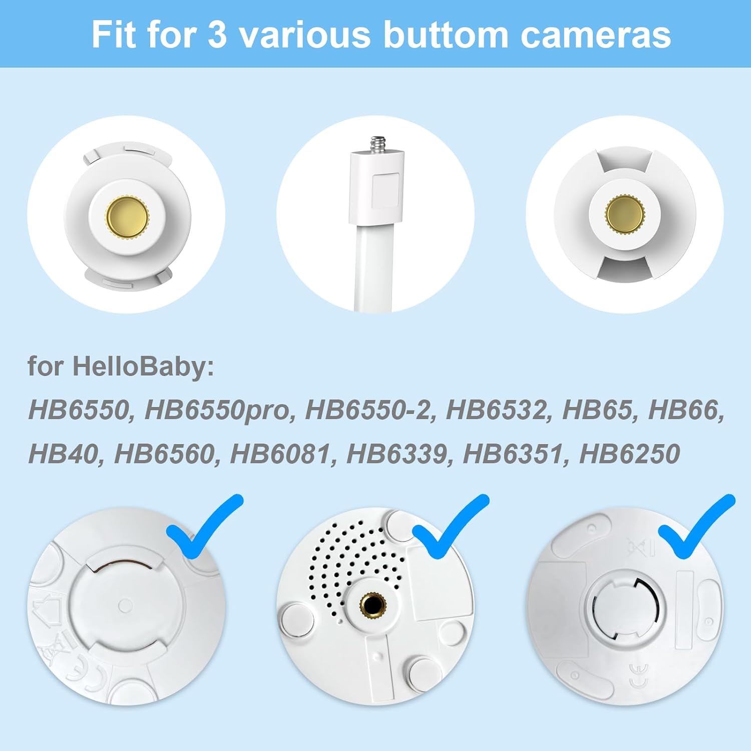 HelloBaby Monitor Mount 20 Inch Arm Bracket - Size reference