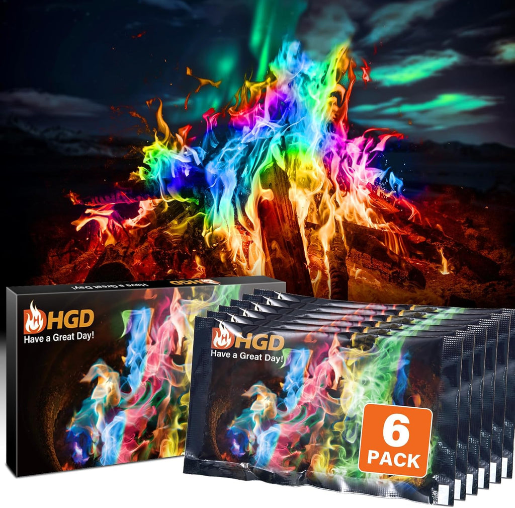 HGD Fire Color Changing Packets 6 Pack