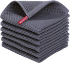 Homaxy Cotton Waffle Weave Dish Cloths 6-Pk