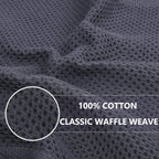 Homaxy Cotton Waffle Weave Dish Cloths 6-Pk - Detail view